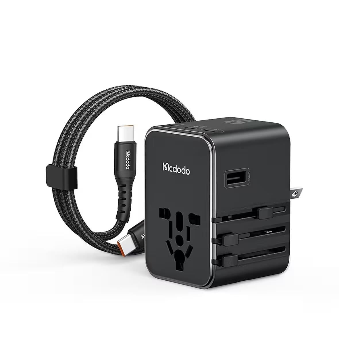 MCDODO CP-3270 Globepower 45w 3c2a Universal Seyahat Adaptörü (Type-c To Type-C Kablolu)