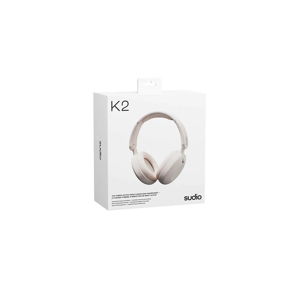 Sudio  K2 Wireless Hybrid ANC Kulaküstü Kulaklık Beyaz