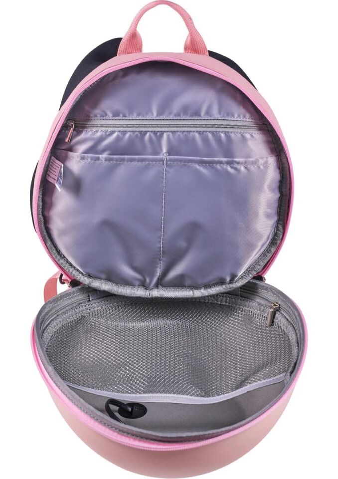 Zampago LED Ekranlı Sevimli Canavar Çocuk Sırt Çantası - pembe