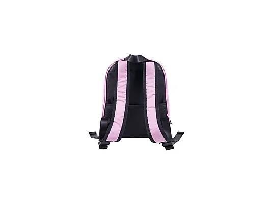 Zampago LED Ekranlı Sert Kasa USB Şarj Girişli Animasyonlu Işıklı Ekran Akıllı Sırt Çantası - Pembe