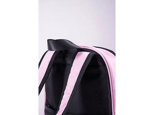 Zampago LED Ekranlı Sert Kasa USB Şarj Girişli Animasyonlu Işıklı Ekran Akıllı Sırt Çantası - Pembe