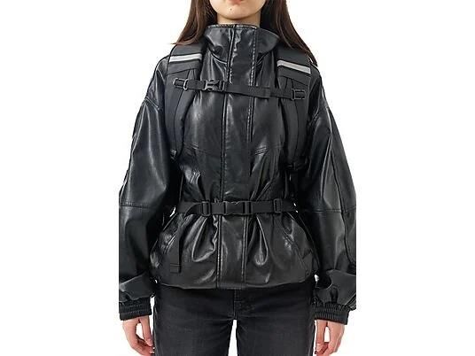 Zampago  LED Göz Maskeli USB Şarj Girişli, Sert Kasa Grafiti Akıllı Sırt Çantası - Çok Renkli