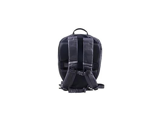 Zampago  LED SE Göz Maskeli Sert Kasa, USB Şarj Girişli Akıllı Sırt Çantası - Siyah