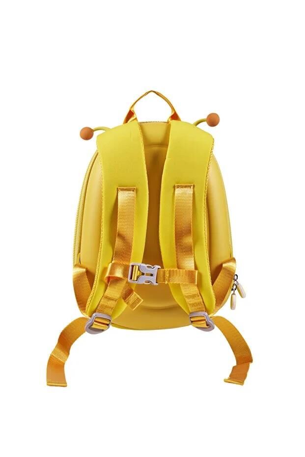 Zampago LED Ekranlı Çocuk Sırt Çantası  Sevimli Hayvan Figürlü Akıllı Çanta - Sarı