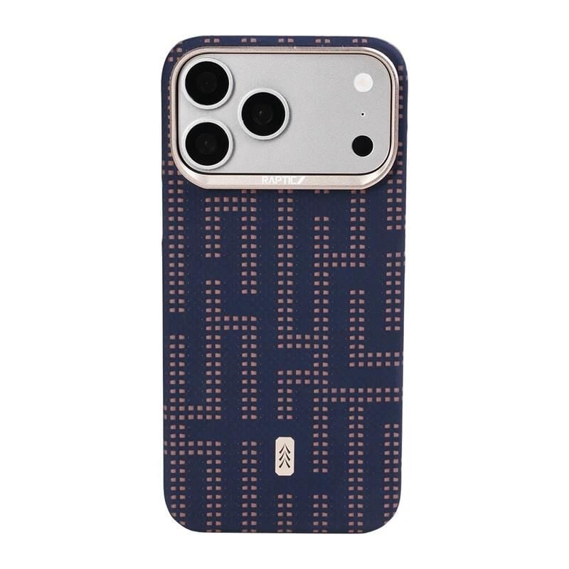 Raptic  IPhone 17 Pro Max  MagSafe Özellikli  Aramid Skin Grid Wisdom  Kılıf