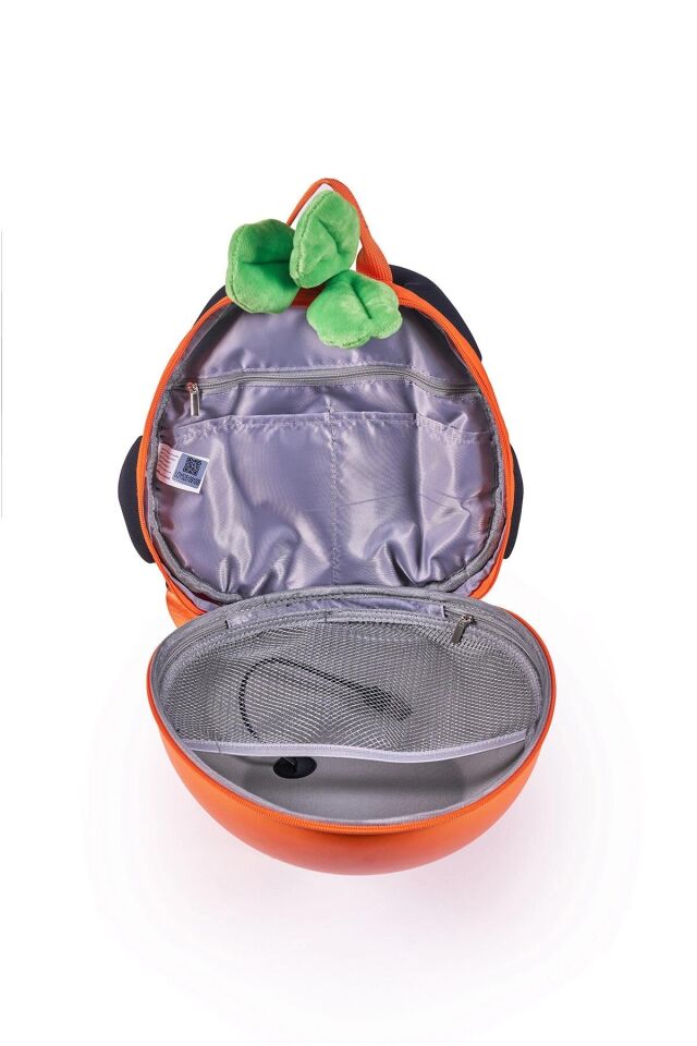 Zampago Carrot  LED Ekranlı Akıllı Sırt Çantası -Tatlı Ejderha - Turuncu
