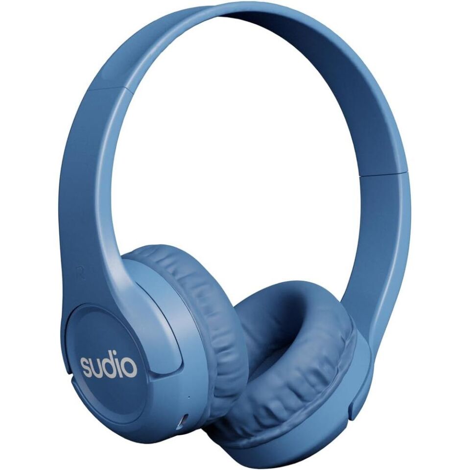 Sudio K1 Kidz  Kablosuz  Kulak Üstü Çocuk Kulaklığı Mavi