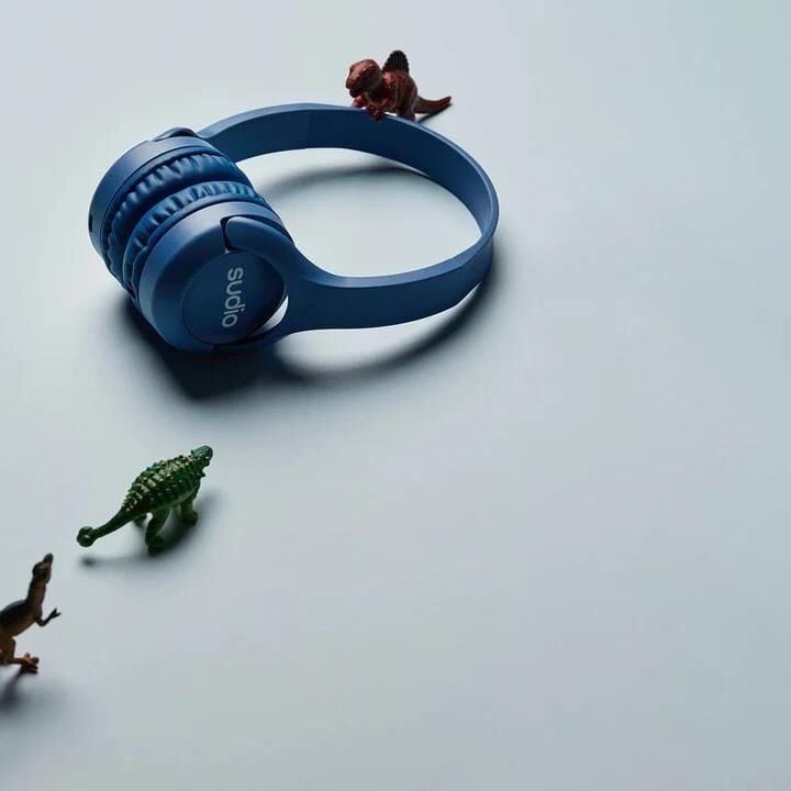 Sudio K1 Kidz  Kablosuz  Kulak Üstü Çocuk Kulaklığı Mavi