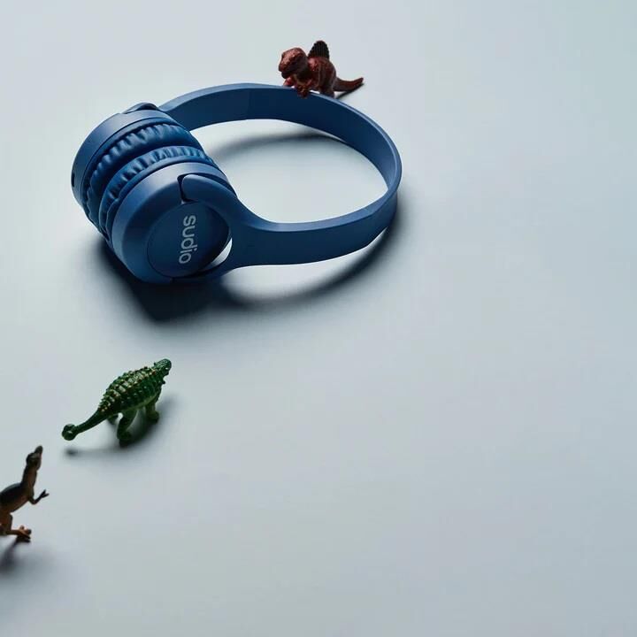 Sudio K1 Kidz  Kablosuz  Kulak Üstü Çocuk Kulaklığı Mavi