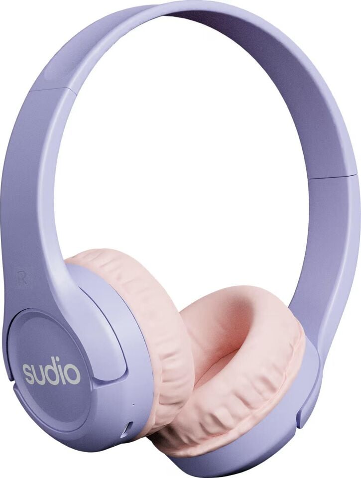 Sudio K1 Kidz  Kablosuz  Kulak Üstü Çocuk Kulaklığı Mor