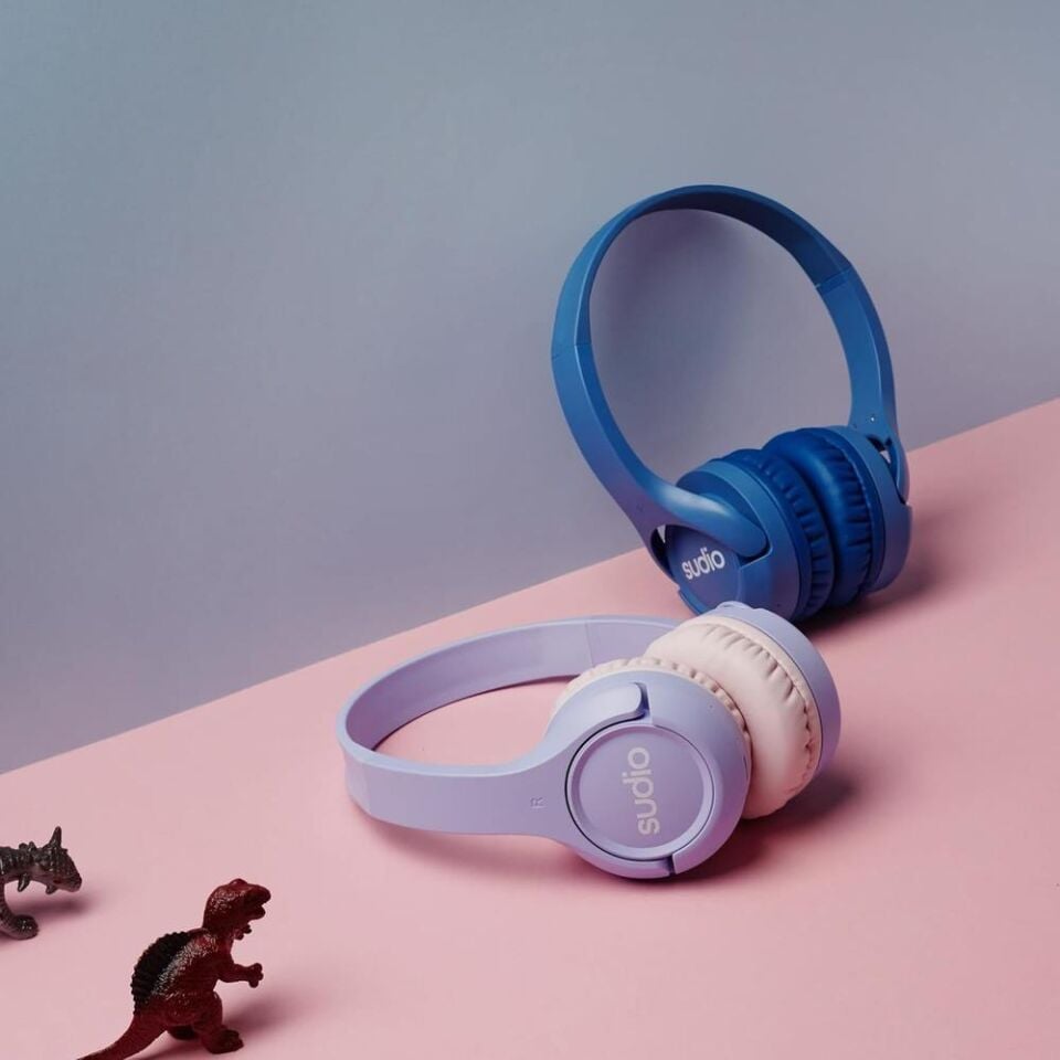Sudio K1 Kidz  Kablosuz  Kulak Üstü Çocuk Kulaklığı Mor