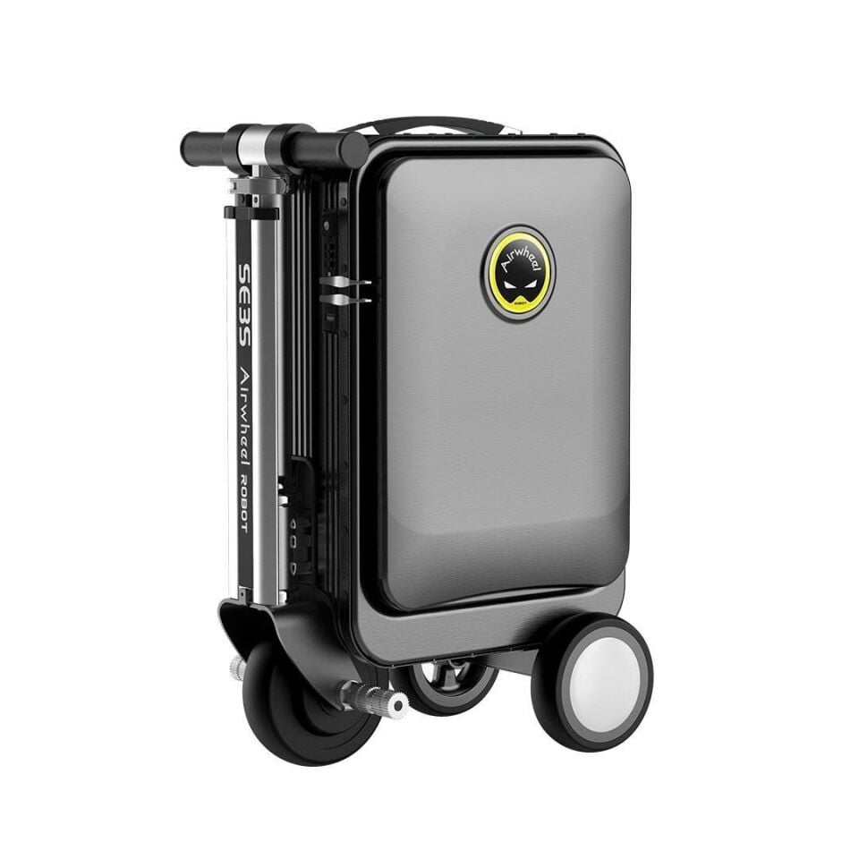 AirWheel SE3S Elektrikli Binilebilir Kabin Boy Scooter Valiz Siyah