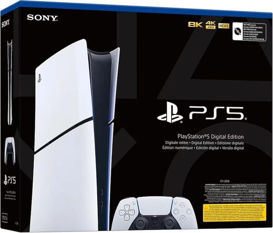 Sony PlayStation 5 Slim Dijital 825GB CFI-2116  Tek Kol  BİLKOM Garantili
