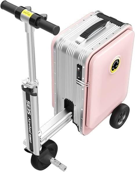 AirWheel SE3S Elektrikli Binilebilir Scooter Valiz Pembe