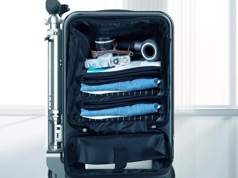 AirWheel SE3S Elektrikli Binilebilir Scooter Valiz Pembe