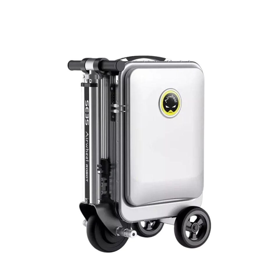 AirWheel SE3S Elektrikli Binilebilir Scooter Valiz Gümüş