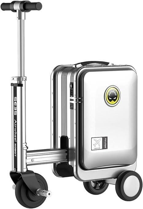 AirWheel SE3S Elektrikli Binilebilir Scooter Valiz Gümüş