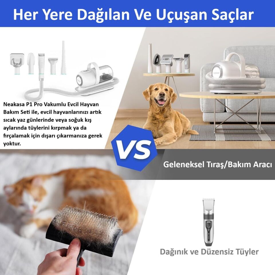 Neakasa P1 Pro Akıllı Köpek Tıraş Makinesi HN0070W