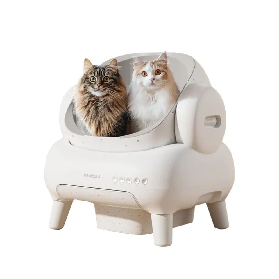 Neakasa Üstü Açık Akıllı Kedi Tuvaleti Beyaz Neakasa M1