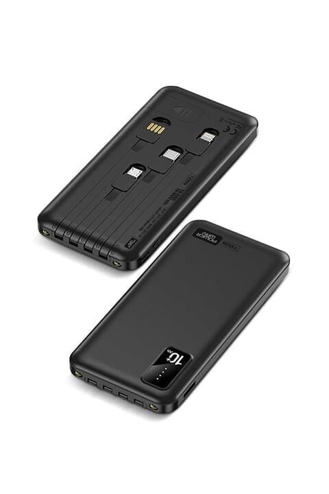 Powerway TX109 10000 mAh Hızlı Şarj Powerbank Siyah