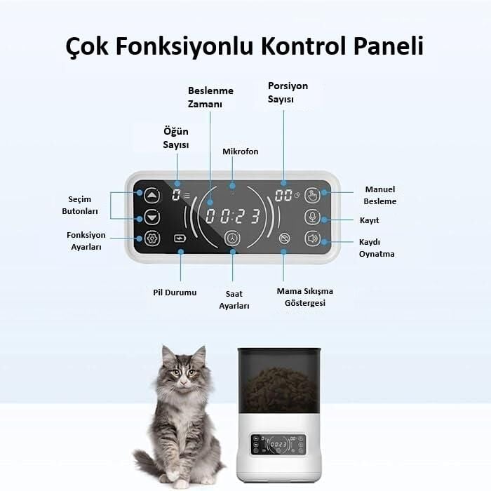 Dogness WIFI Akıllı Mama Kabı 35 x 20 x 32 (4 Litre) F11