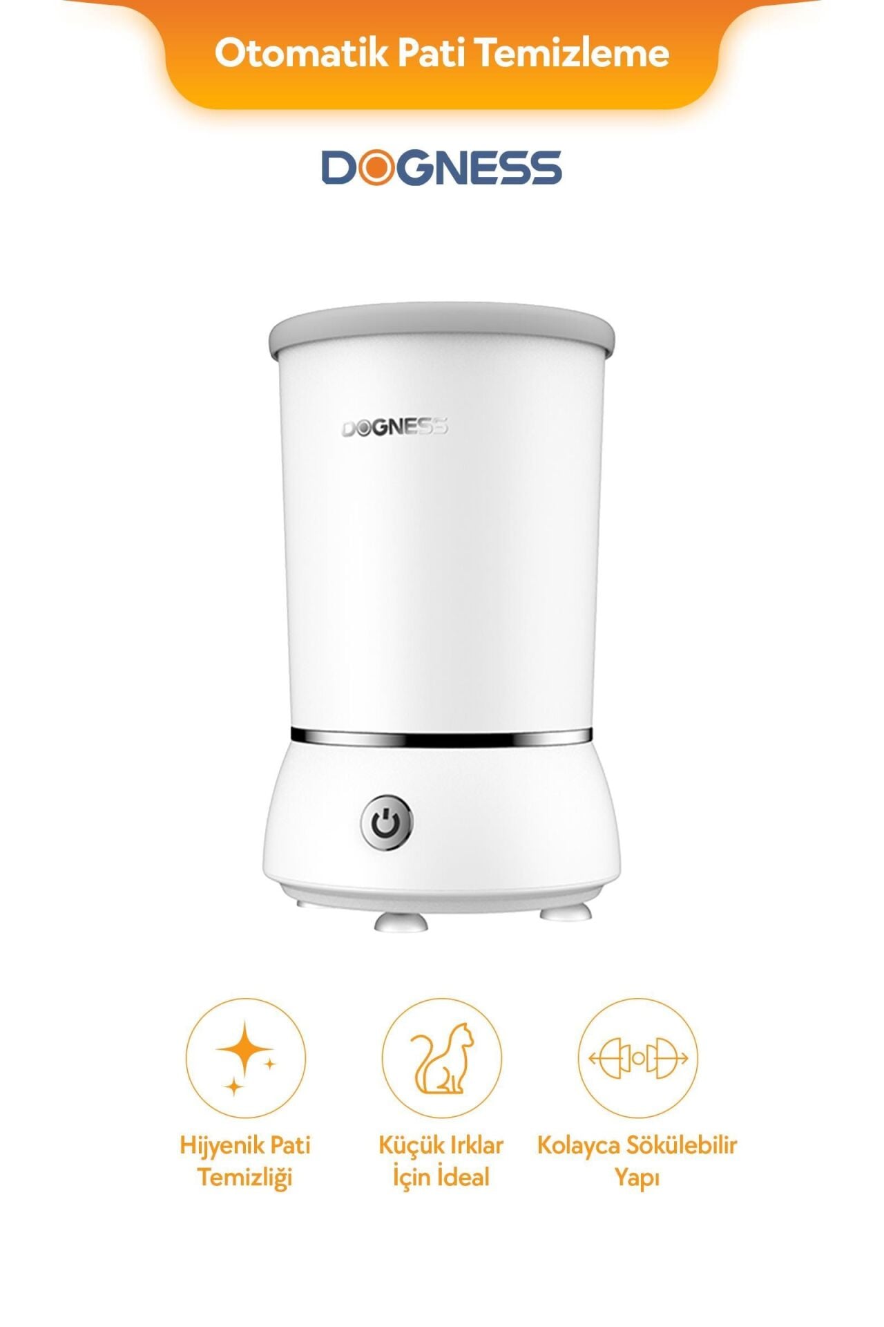 Dogness Kedi & Köpek Otomatik Pati Temizleyici Small 10 x 17 cm W01