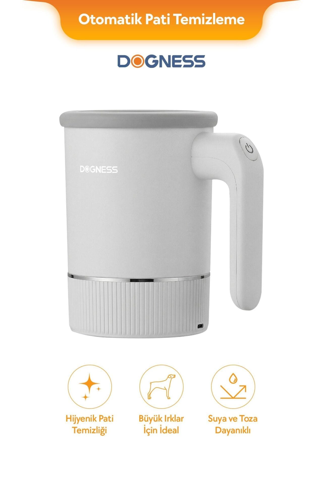 Dogness Kedi & Köpek Otomatik Pati Temizleyici Large 17 x 13 x 19 cm W02