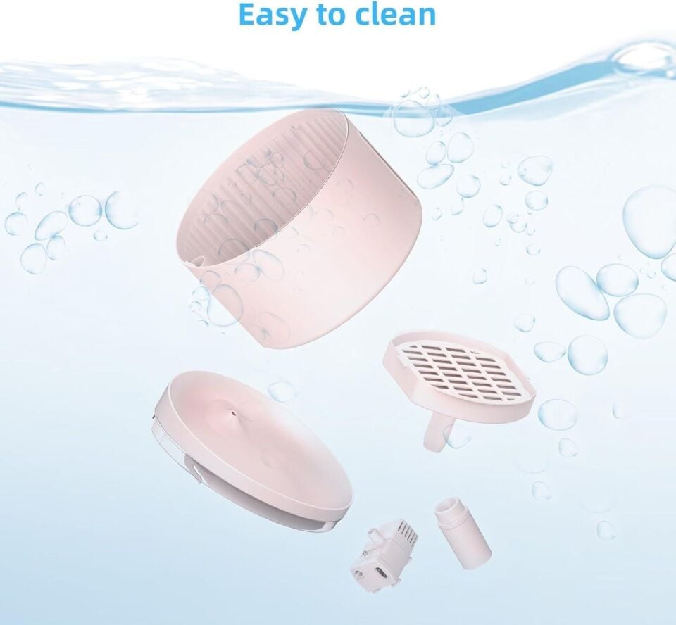 Dogness Kedi & Köpek Akıllı Su Pınarı 21 x 17 cm ( 3.2 Litre ) Pembe D06