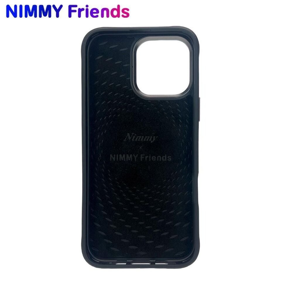 NIMMYiPhone 16 Pro Max Uyumlu MagSafe Özellikli Magnetic Fashion Stone Lüks Kılıf, Manyetik Kapak Siyah