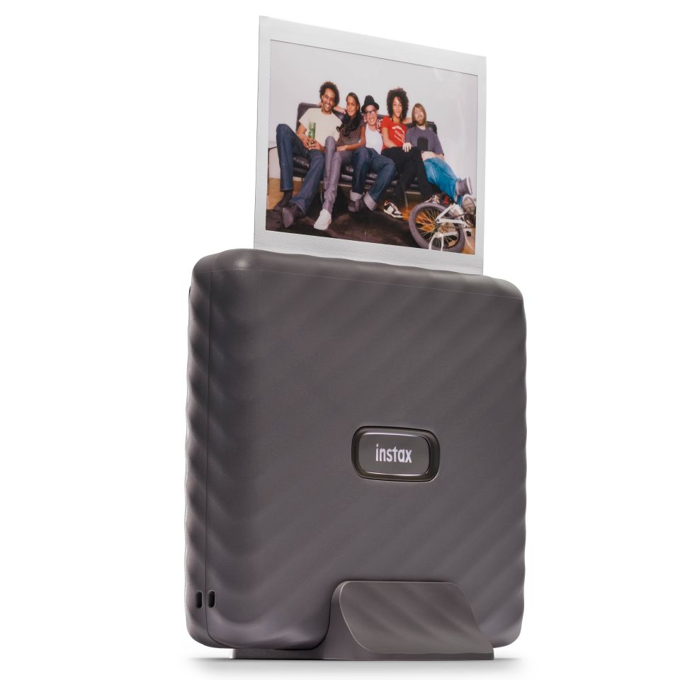 İnstax Wide Link Akıllı Telefon Yazıcısı Ve 20'li Film Bundle Box Gri