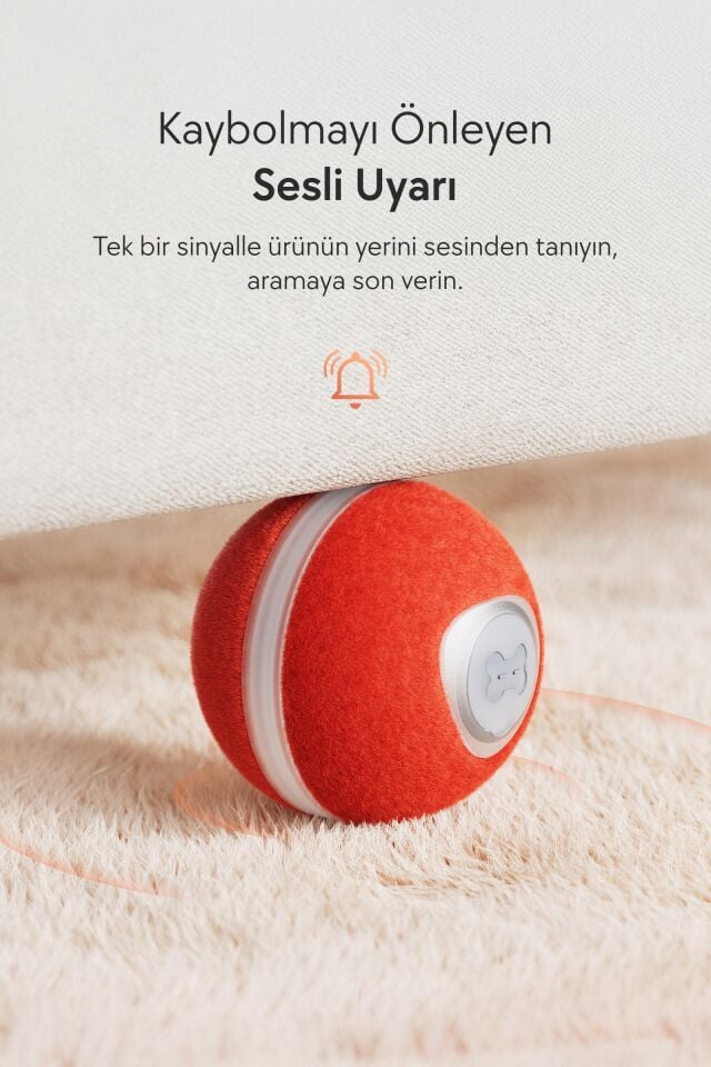 Cheerble Wicked Ball M3 İnteraktif Şarjlı Kedi Topu CWQ02 Krem