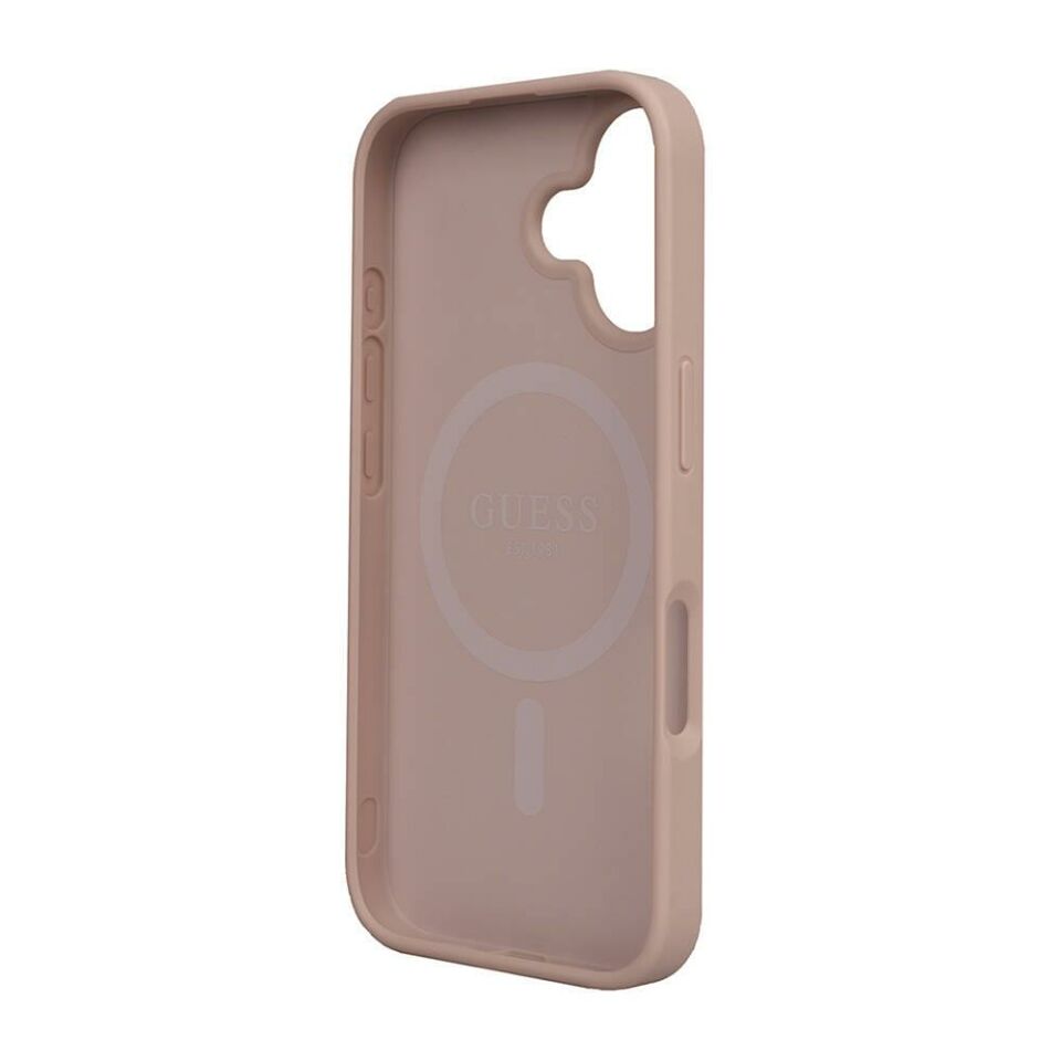 Apple iPhone 16 Kılıf Guess Orijinal Lisanslı Magsafe Şarj Özellikli Small 4G Classic Kapak