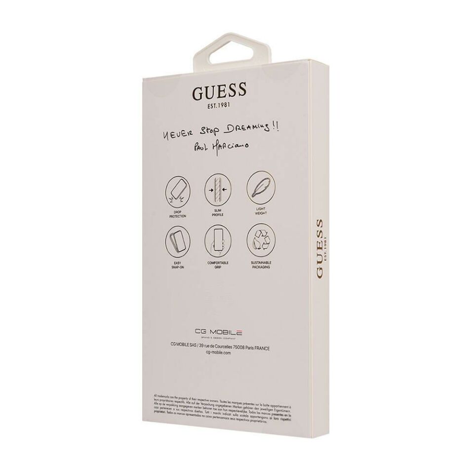 Apple iPhone 16 Kılıf Guess Orijinal Lisanslı Magsafe Şarj Özellikli Small 4G Classic Kapak