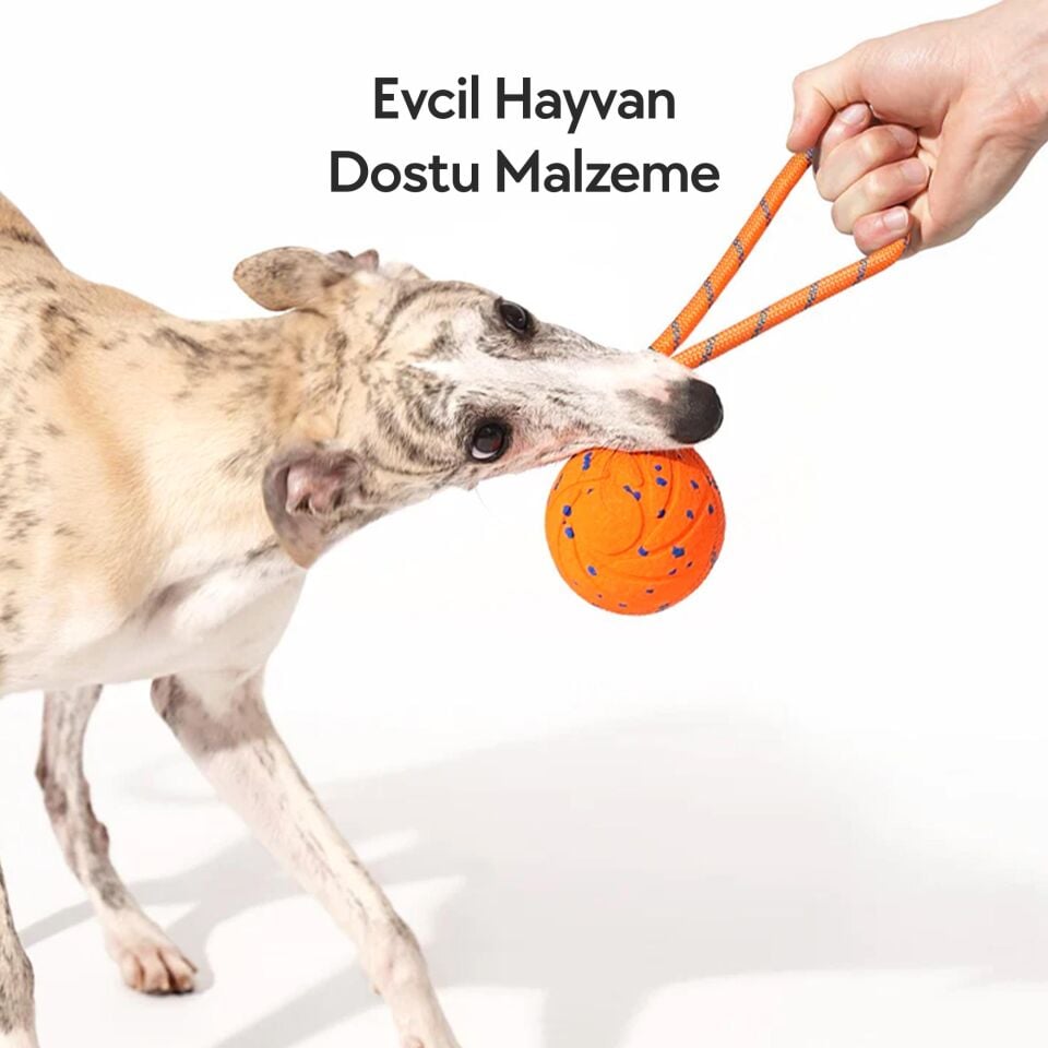 Cheerble Akıllı İnteraktif Köpek Oyuncağı İpli 7 x 7 x 7cm CWQ03 Turuncu