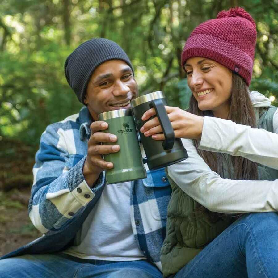 Stanley Adventure Vakumlu Termos Kulplu Bardak 0.70Lt Siyah