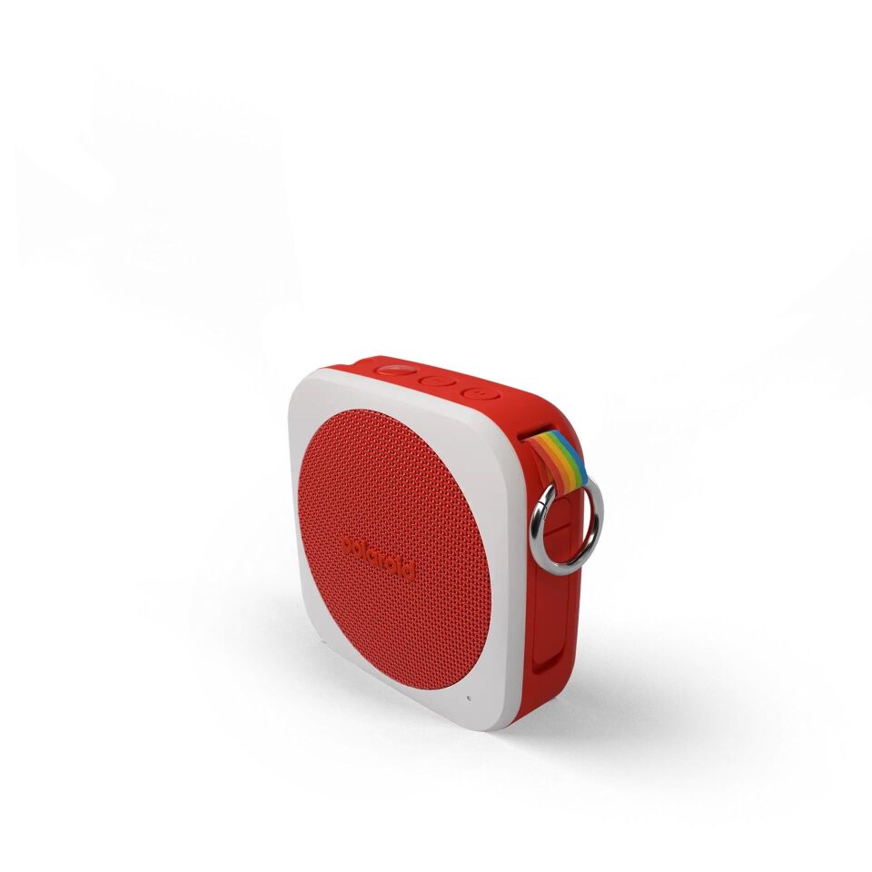 Polaroid Player P1 Bluetooth Hoparlör - Kırmızı & Beyaz