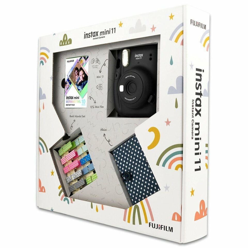İnstax Mini 11 Akordeon Albüm ve Mandallı Box