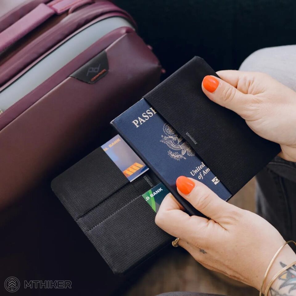 Passport Wallet Pasaport Cüzdanı - Black