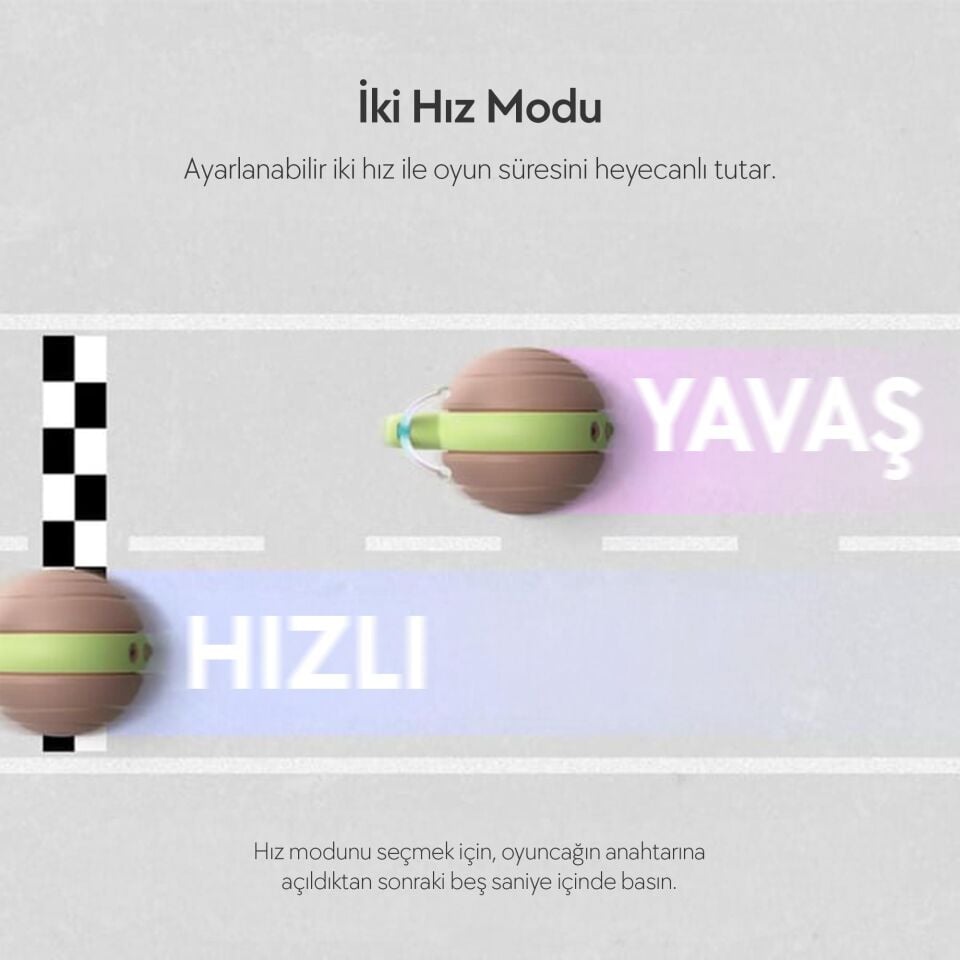 Cheerble Şarjlı Akıllı İneraktif Kedi Salyangoz Oyuncağı, Kahverengi 7 x 5 x 5.8 cm CWJ02 Kahve rengi