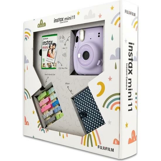 İnstax Mini 11 Akordeon Albüm ve Mandallı Box Lila