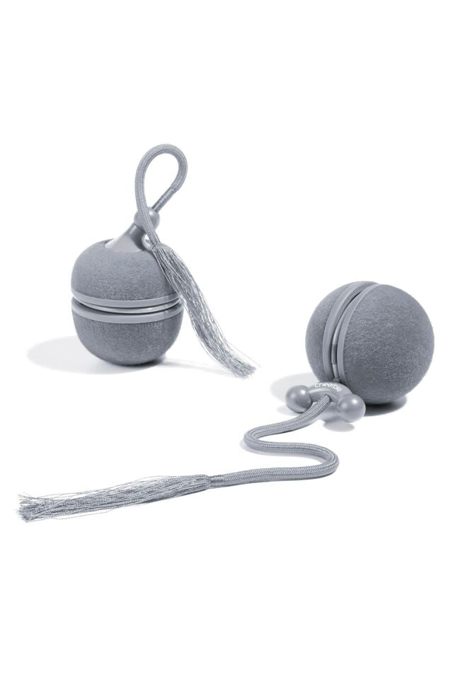 Cheerble Wicked Ball Duo2 İnteraktif Şarjlı Kedi Oyun Topu (2-in-1) CWJ04 Gri