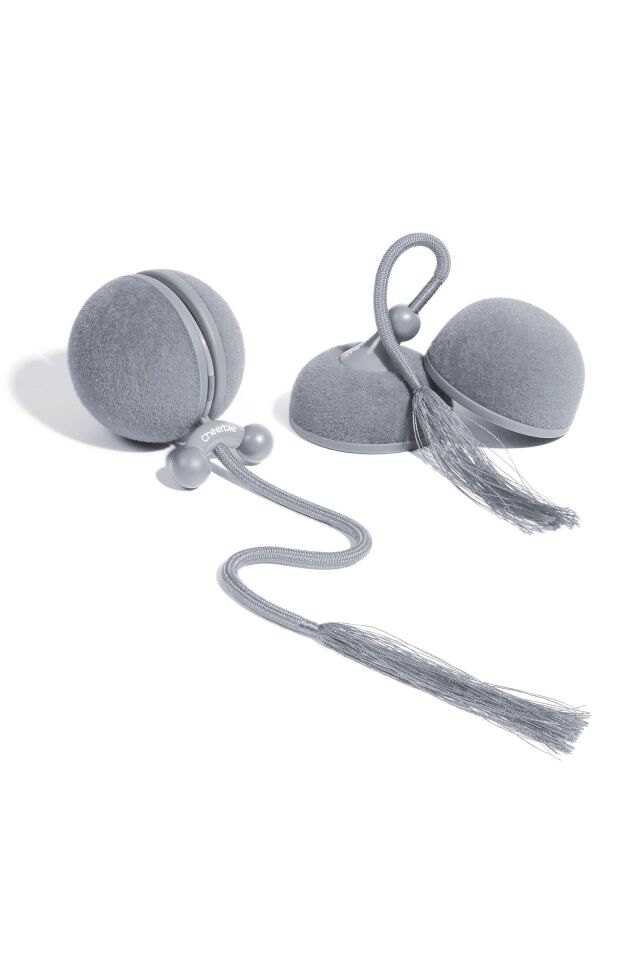Cheerble Wicked Ball Duo2 İnteraktif Şarjlı Kedi Oyun Topu (2-in-1) CWJ04 Gri