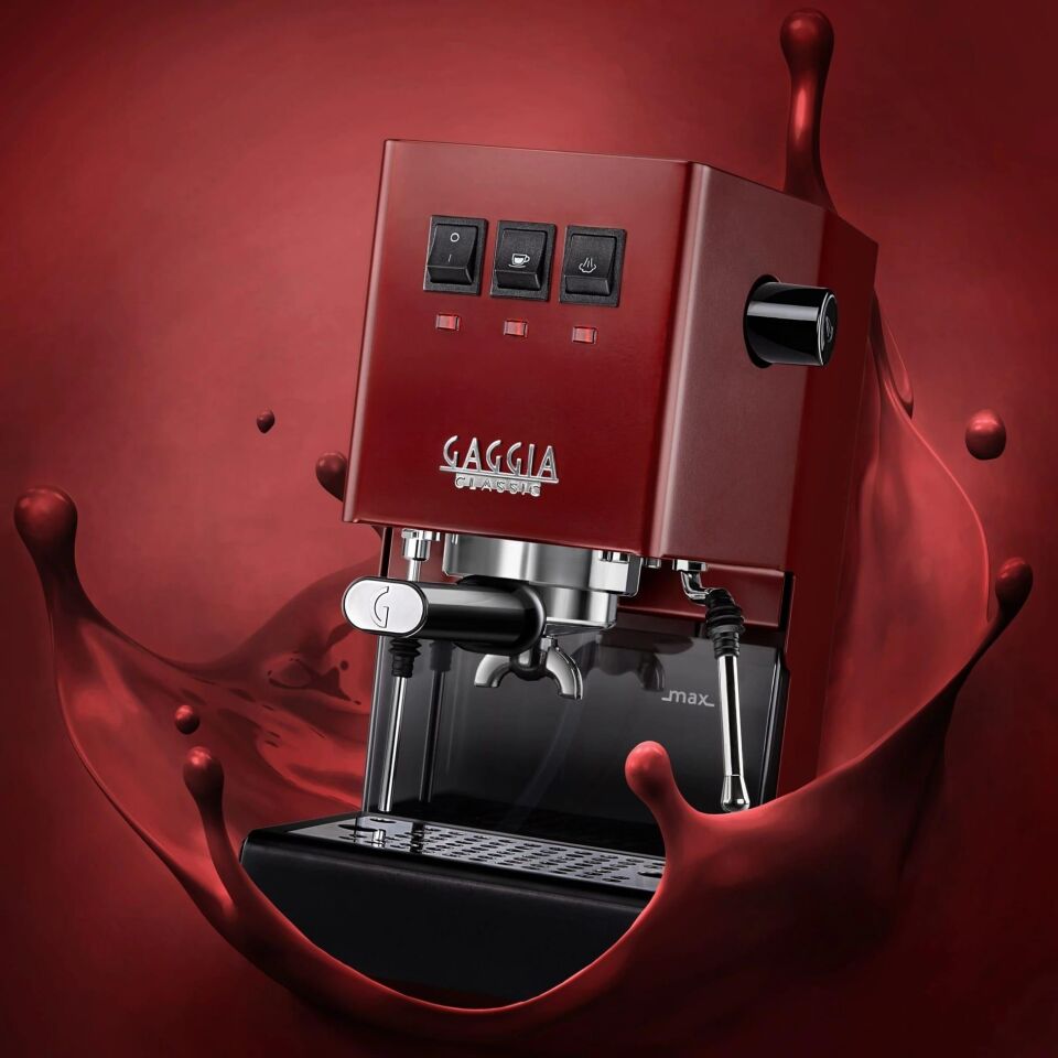 Gaggia Classic E24 Kırmızı Espresso Makinesi