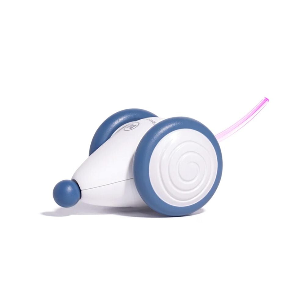 Cheerble Şarjlı Akıllı İneraktif Kedi Fare Oyuncağı 6 x 5 x 3.6 cm C0821 Mavi