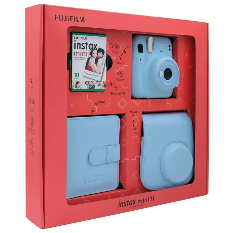 İnstax Mini 11 Özel Kutulu Set Mavi