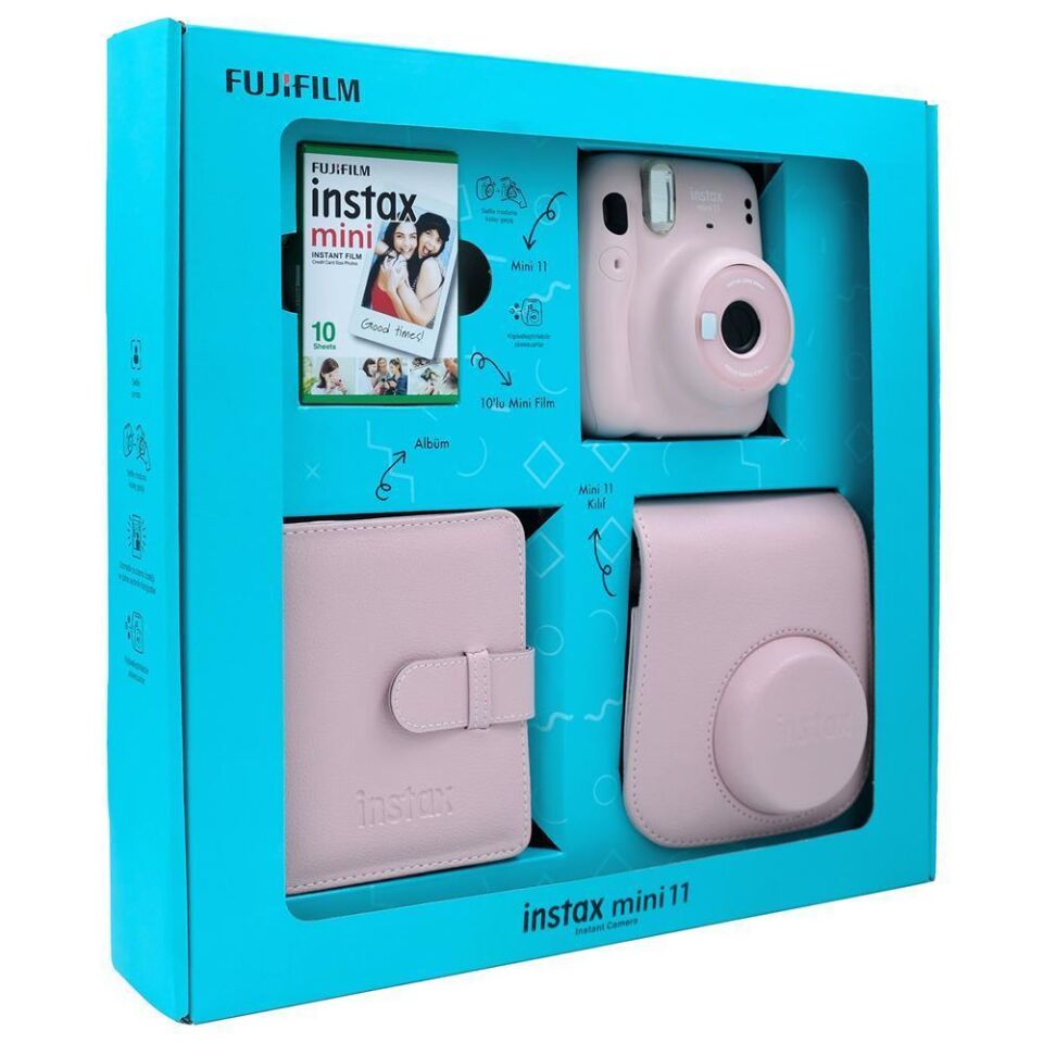 İnstax Mini 11 Özel Kutulu Set Pembe