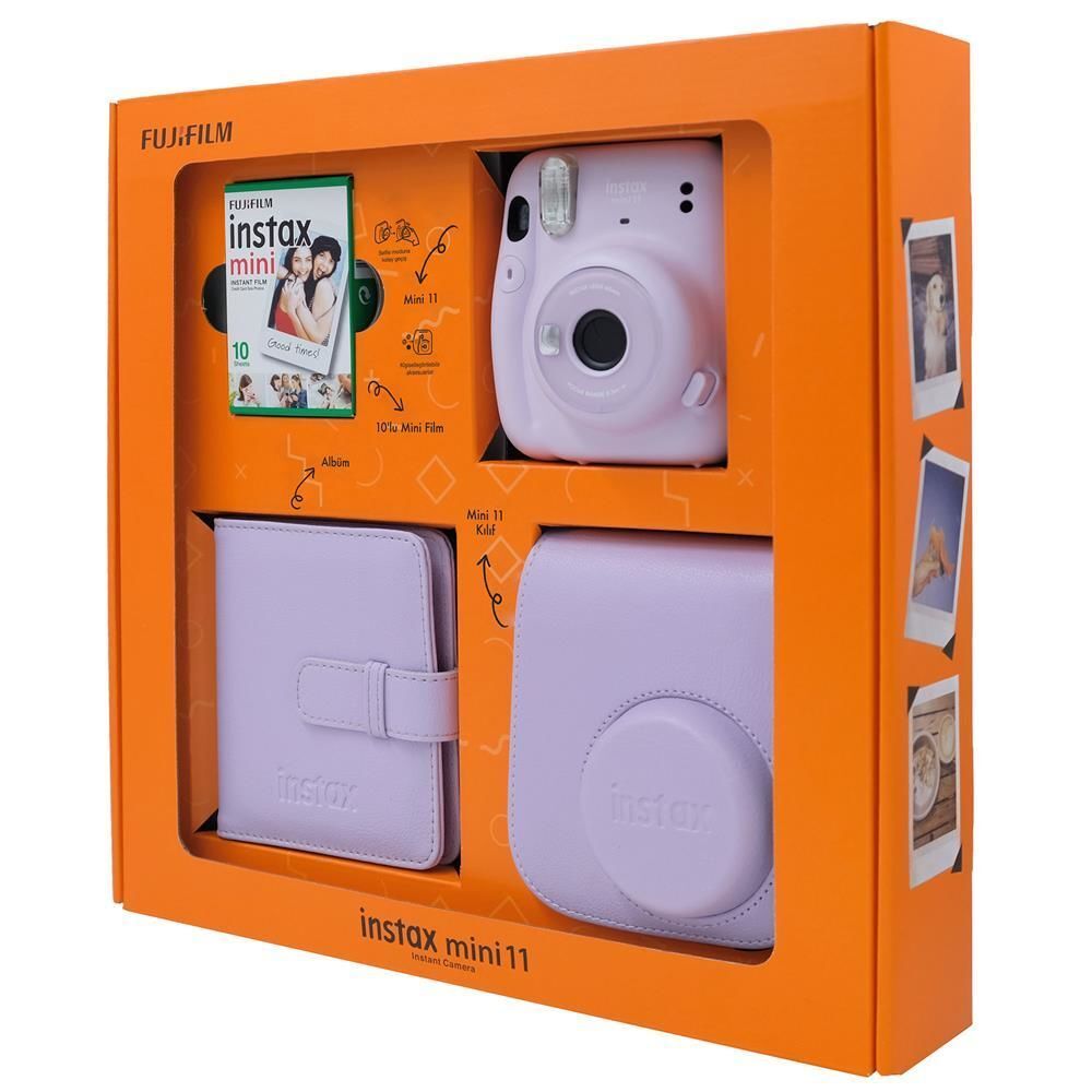 İnstax Mini 11 Özel Kutulu Set Lila