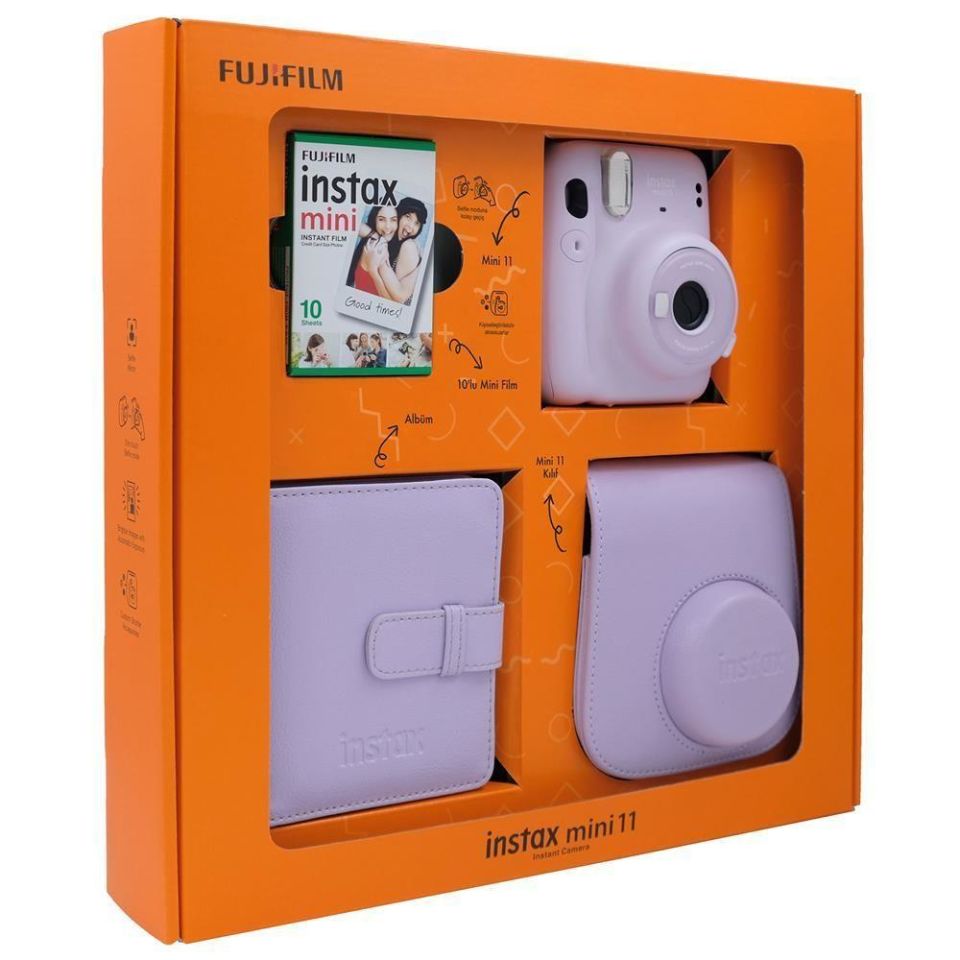 İnstax Mini 11 Özel Kutulu Set Lila