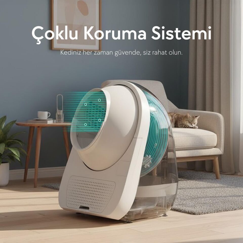 CATLINK Yapay Zekâlı Otomatik Kedi Tuvaleti - ScooperCL-08