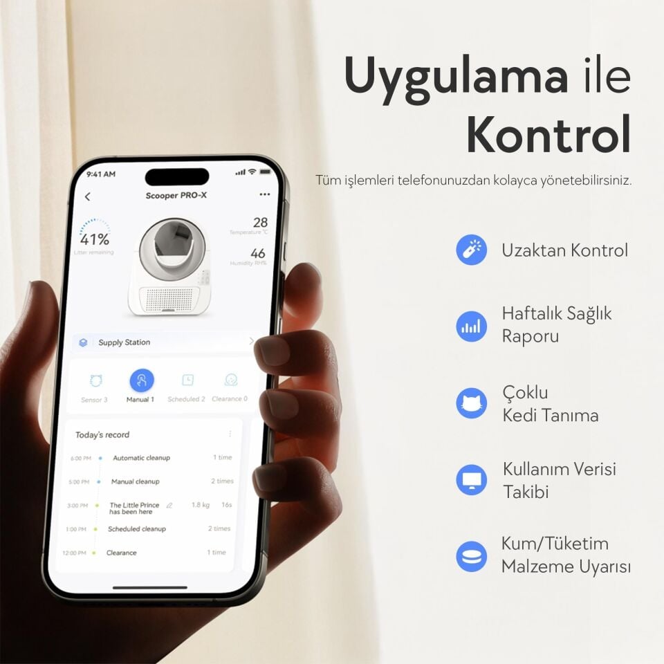 CATLINK Yapay Zekâlı Otomatik Kedi Tuvaleti - ScooperCL-08